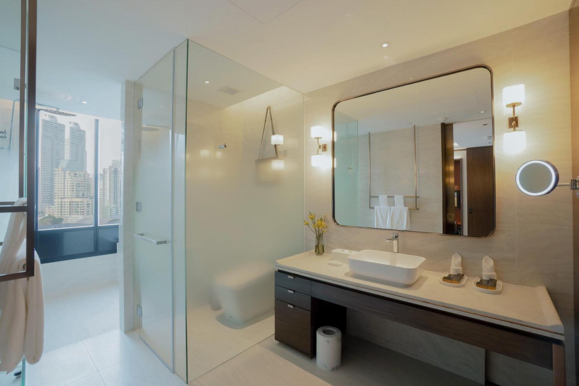 Silq Hotel & Residence, Managed By The Ascott Limited Bangkok Zimmer foto Bathroom