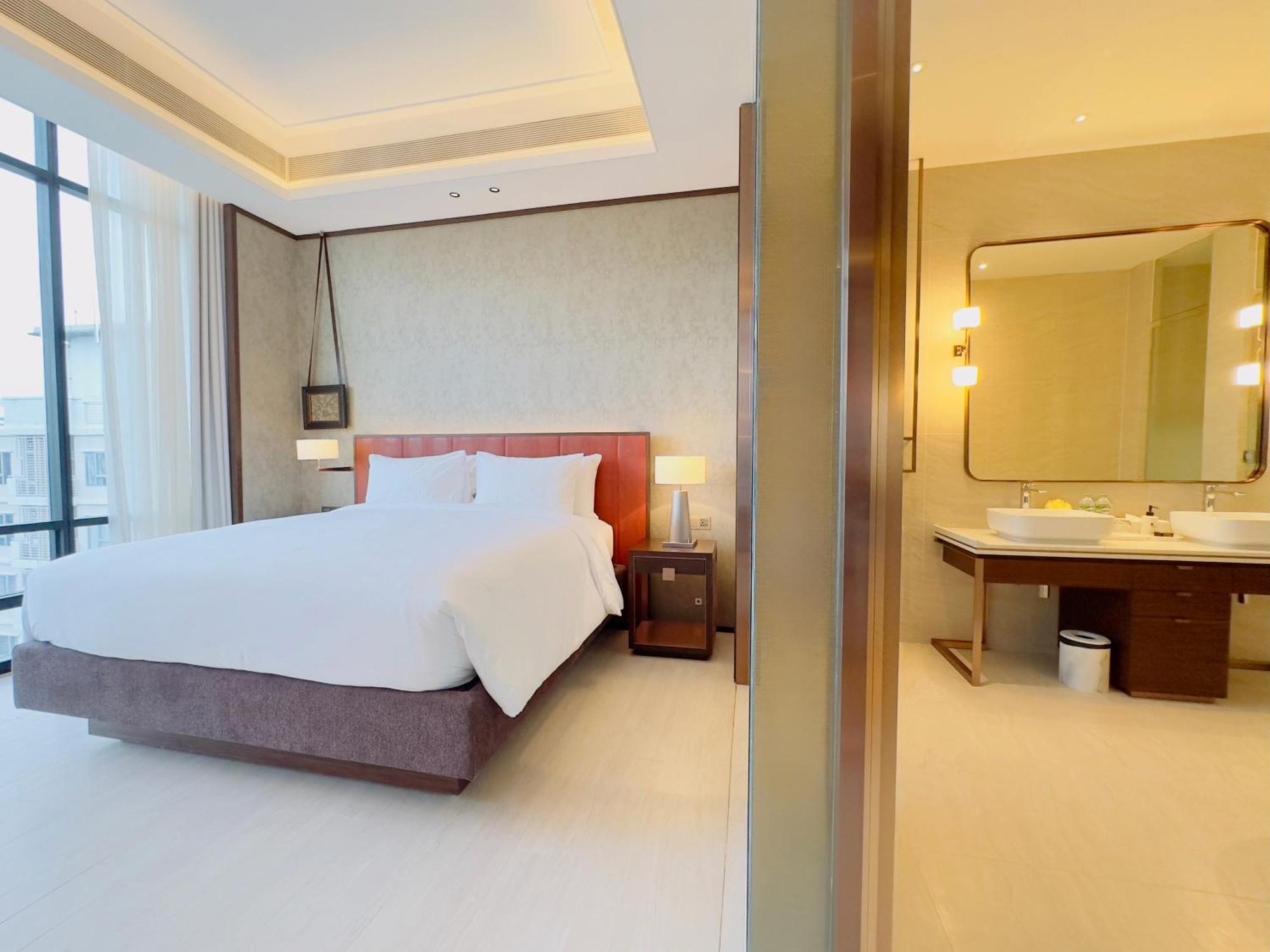Silq Hotel & Residence, Managed By The Ascott Limited Bangkok Zimmer foto A bedroom at the hotel